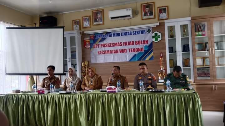 Pimpin Rakor Kecamatan Dan Lokmin Camat Way Tenong Instruksikan Ronda