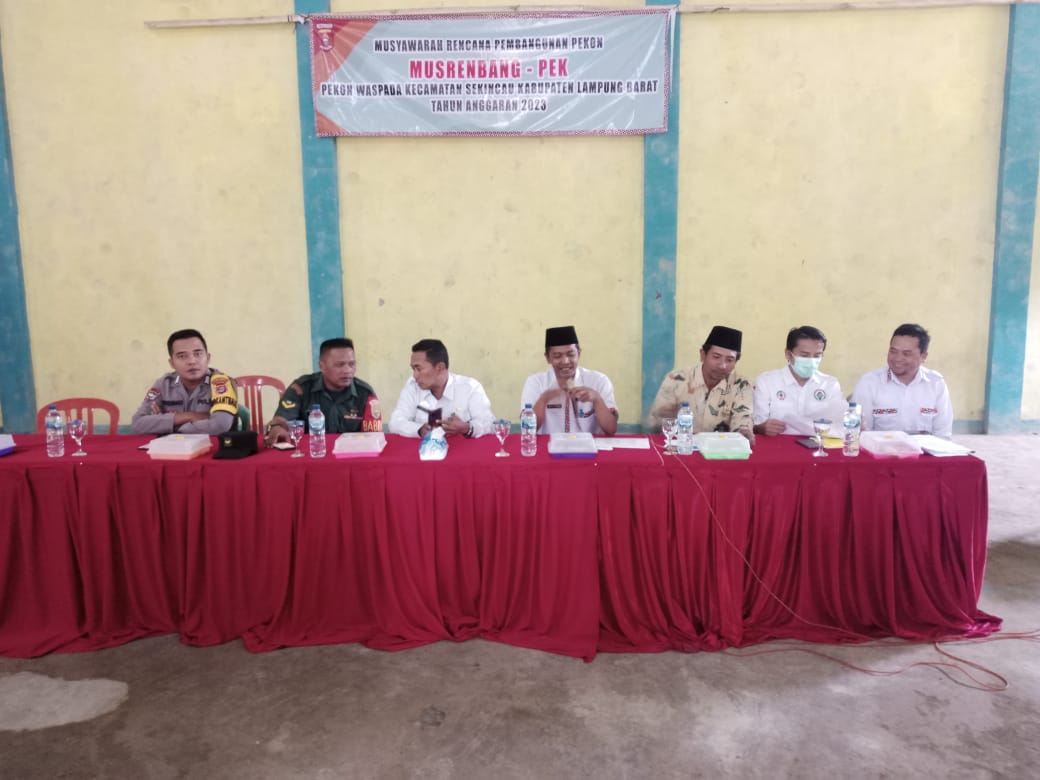 Musrenbang Pekon Waspada, Warga Minta Pemkab Bangun Jalan Poros