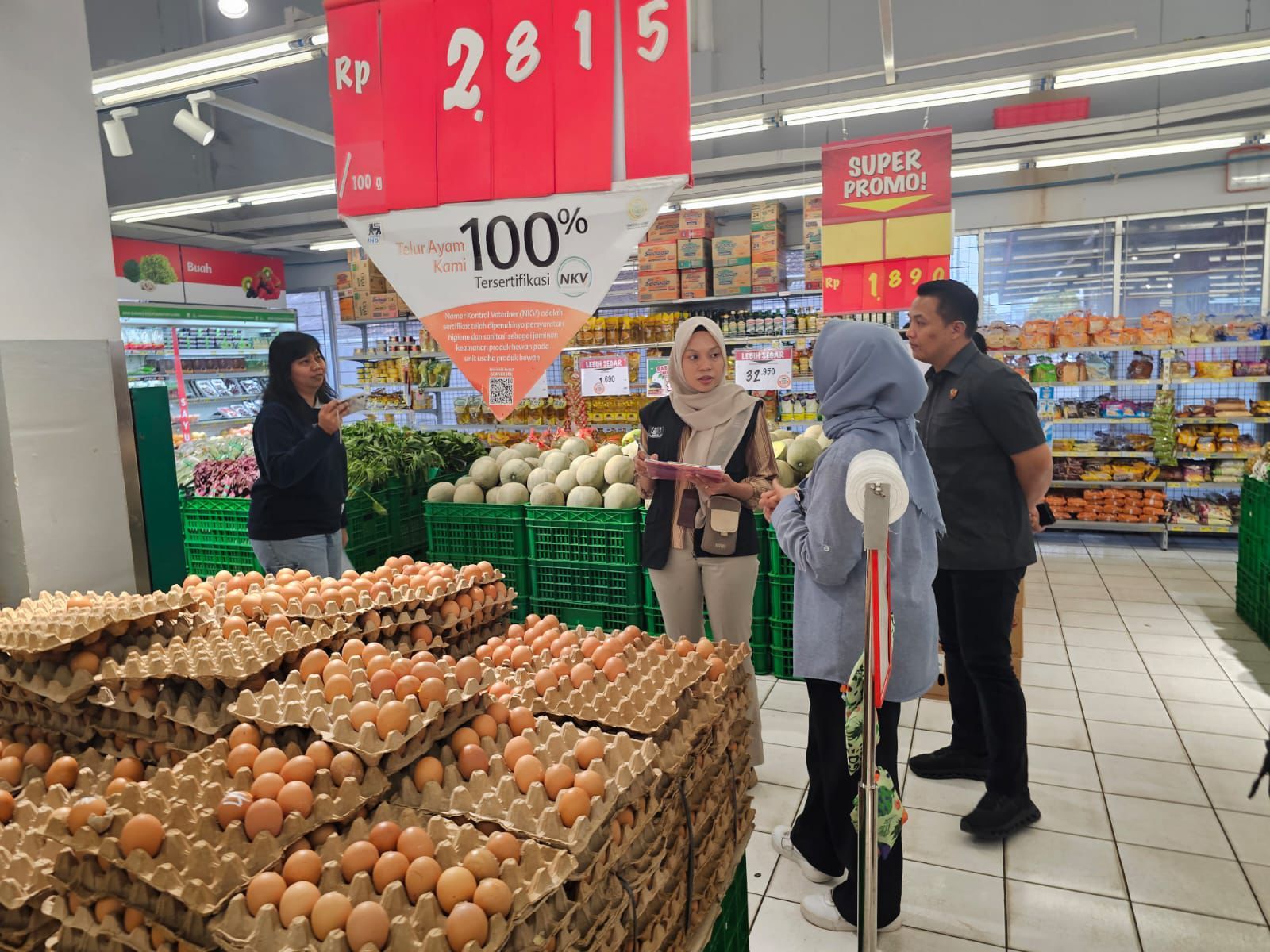 Polisi dan Bapanas Pantau Harga Bapok Jelang Imlek dan Ramadan di Bandar Lampung