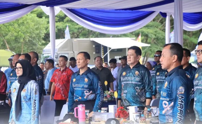 Kapolda Lampung Tegaskan Sinergitas TNI–Polri di HUT ke-80 Korps Marinir