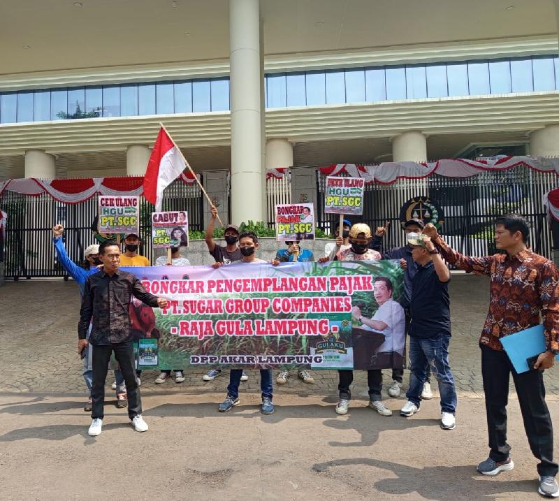 Akar Lampung Laporkan Sugar Group Company ke Kejagung, KPK dan Kementerian ATR BPN