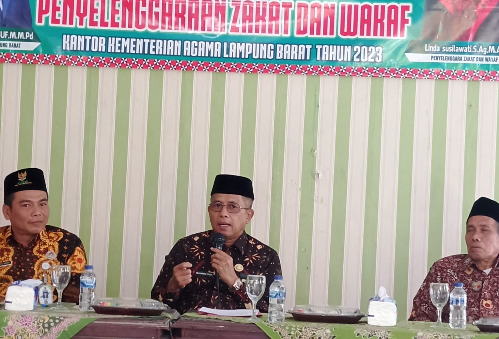 Buka Fasilitasi Penyelenggaraan Zakat Wakaf di Lampung Barat, M. Yusuf Ajak Lebih Giat Berzakat