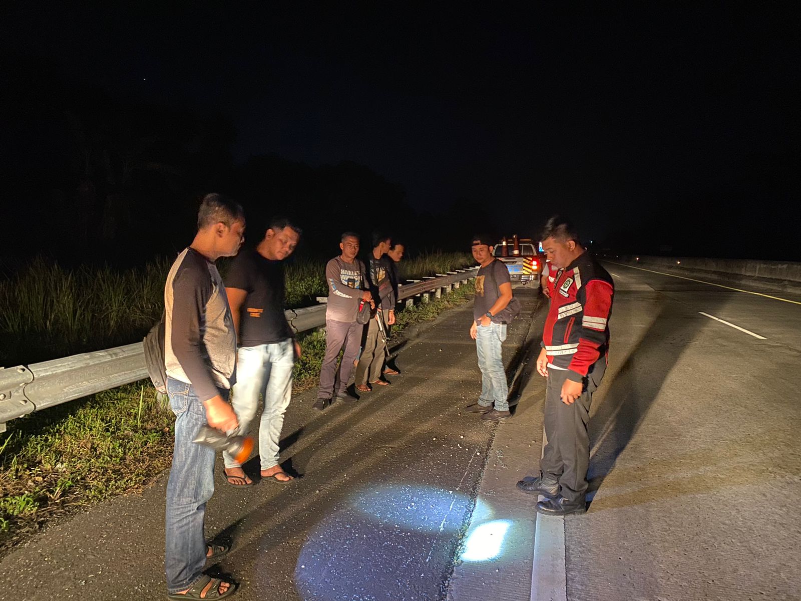 Polda Lampung  Bentuk Tim Gabungan Buru Pelaku Pelemparan Mobil di Jalan Tol