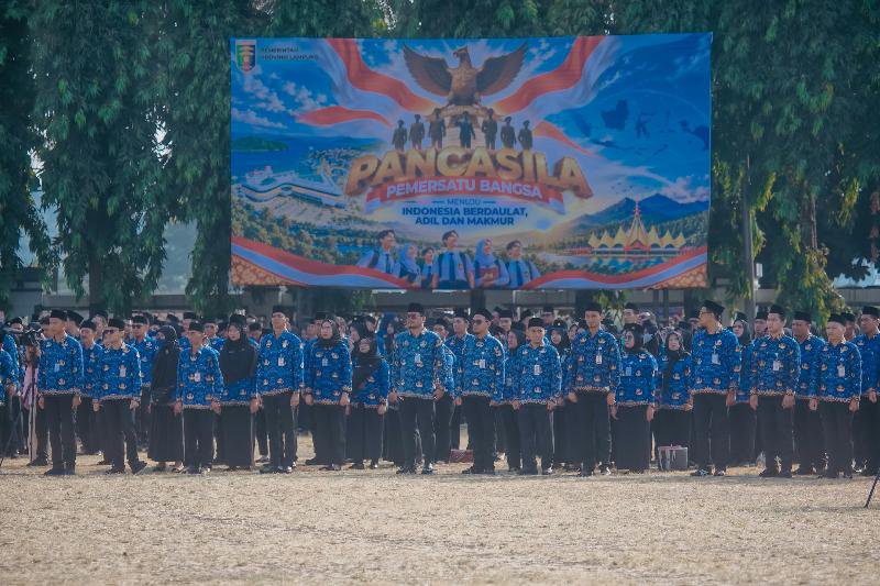 Pemprov Lampung Gelar Upacara Hari Kesaktian Pancasila 2026, Tekankan Ancaman Hoaks di Era Digital