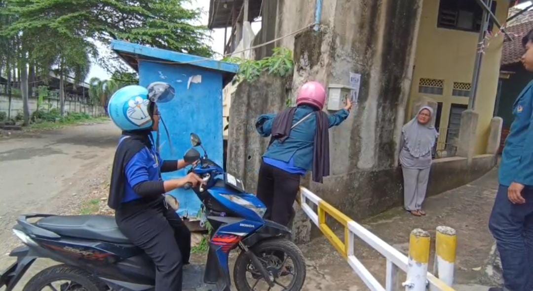 Warga Gunung Sari Pasang Portal Fingerpri untuk Cegah Curanmor