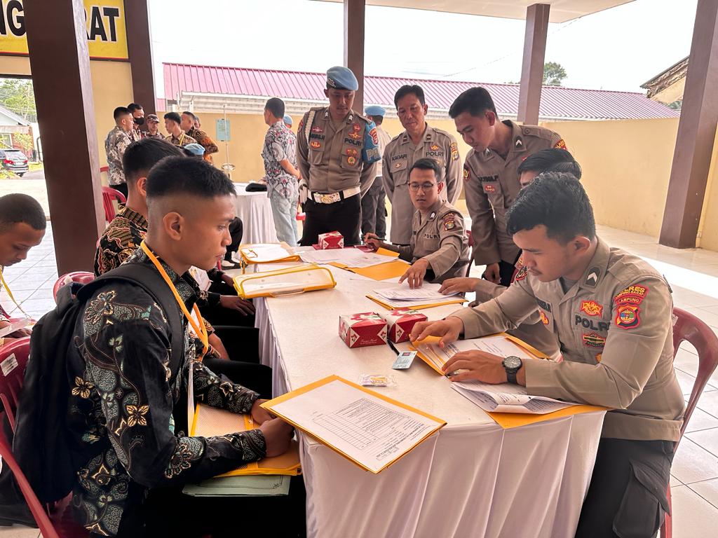 143 Casis Jalani Rikmin Tahap Awal di Polres Lambar