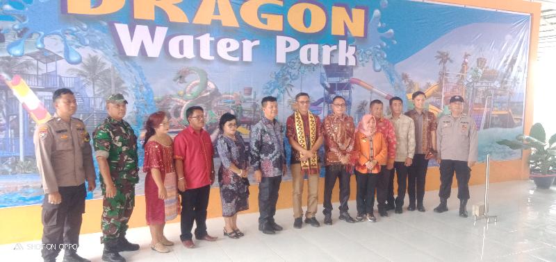 Destinasi Wahana Air Dragon Waterpark di Jatiagung Resmi Dibuka 