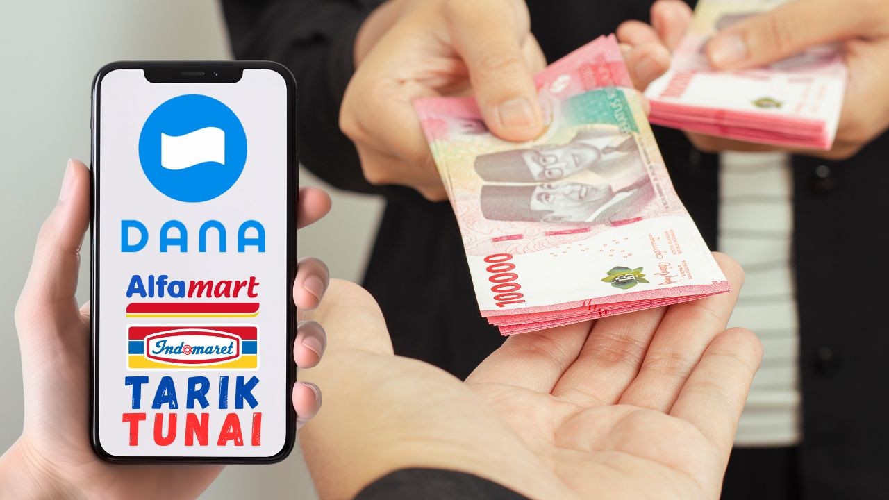 Cara Tarik Tunai Saldo DANA di Alfamart dan Indomaret Tanpa Kartu ATM