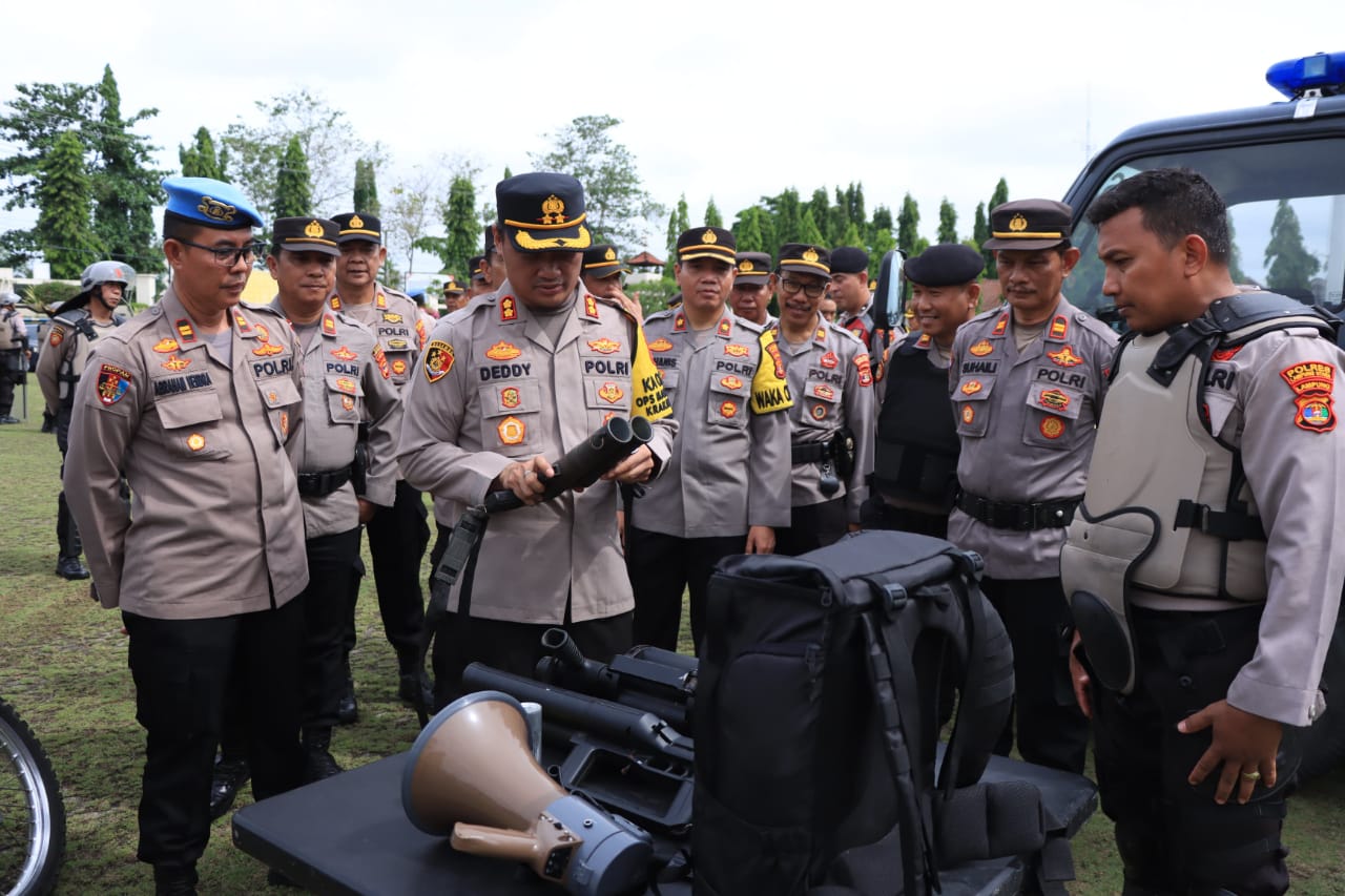 Polres Lampung Utara Siap Amankan Pilkada Serentak 2024