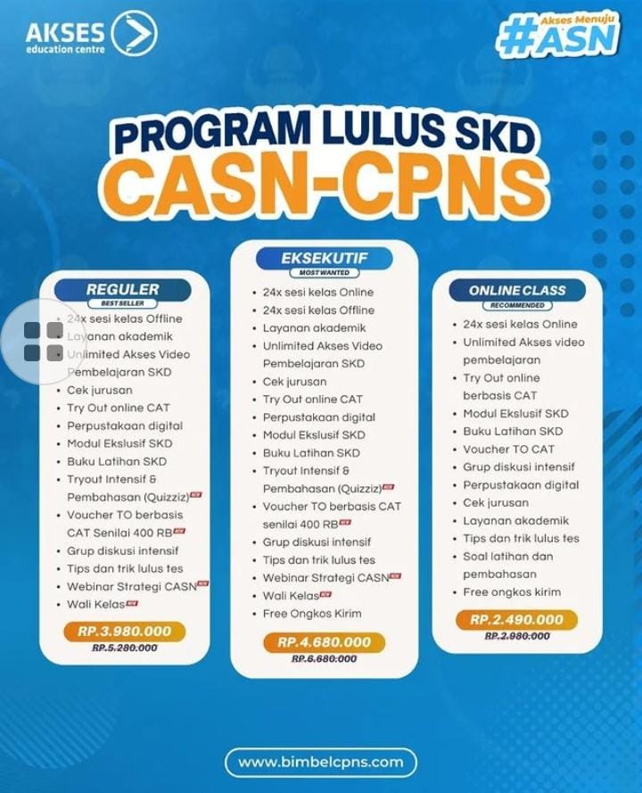 Akses Education Centre: Tempat Bimbel CPNS 2023 Paling Recomended di Lampung, Ada Promonya!