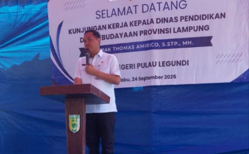 Pemprov Lampung Perkuat Pemerataan Pendidikan di Kepulauan, Bangun Fasilitas Baru di SMAN Pulau Legundi