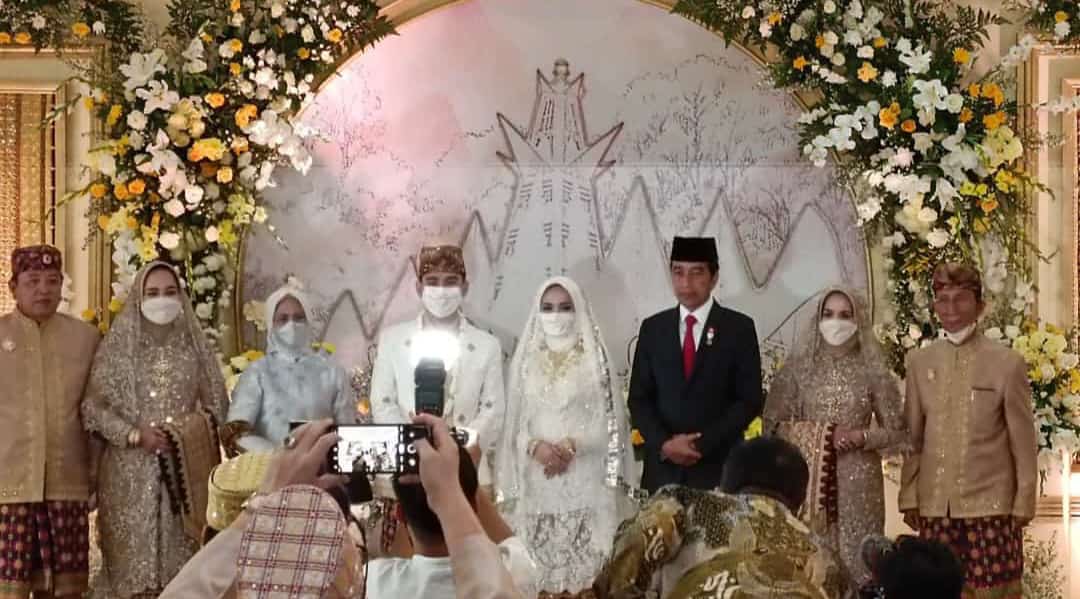 Jokowi Jadi Saksi Nikah Putra Gubernur Arinal 