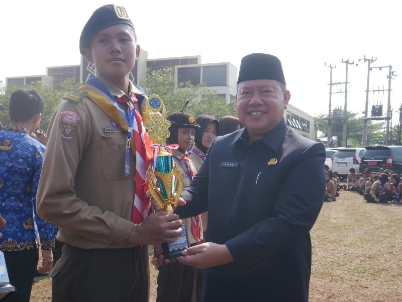 Sekda Iwan Gunawan Hadiri Upacara Hari Kesaktian Pancasila dan Penutupan Gebyar Perkemahan