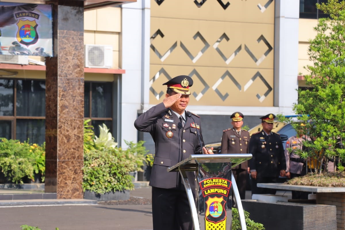 Peringati Hari Kesaktian Pancasila, Kapolresta Bandar Lampung Tekankan Pentingnya Nilai-Nilai Pancasila