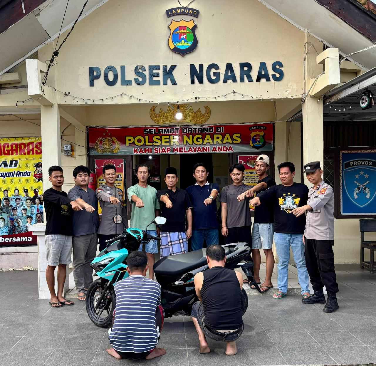 Gasak Motor Saat Berbuka Puasa, Dua Pelaku Curat Diringkus Polisi