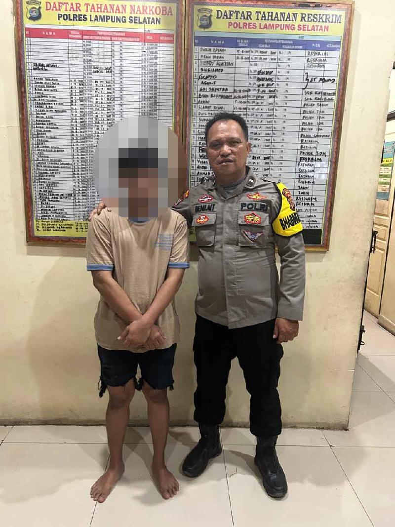 Bhabinkamtibmas Polsek Kalianda Berhasil Ringkus Pelaku Kasus Pencurian di Pulau Sebesi