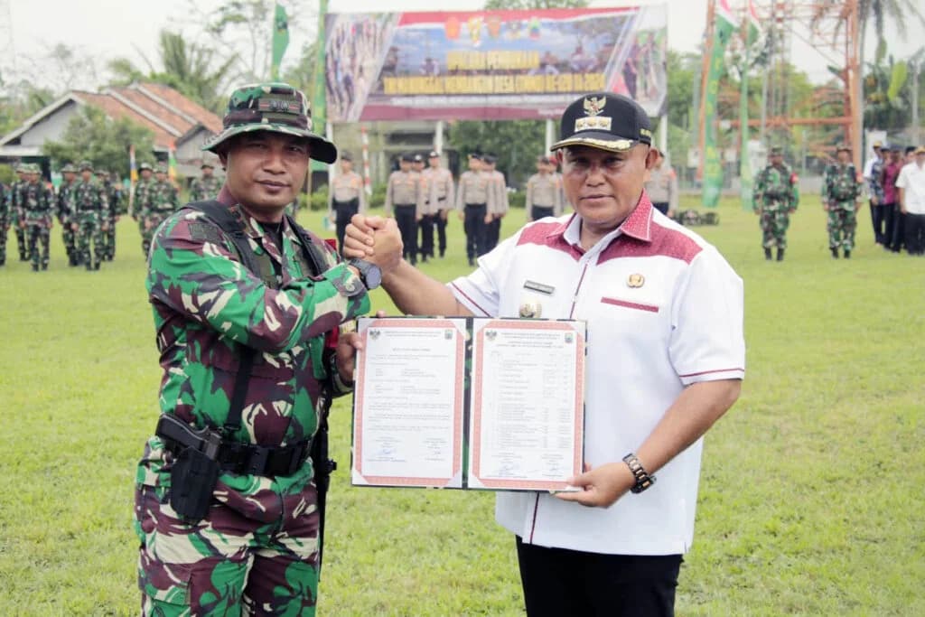 Bupati Lampung Selatan Hadiri Pembukaan TMMD ke-120 Kodim 0421 di Desa Budi Lestari