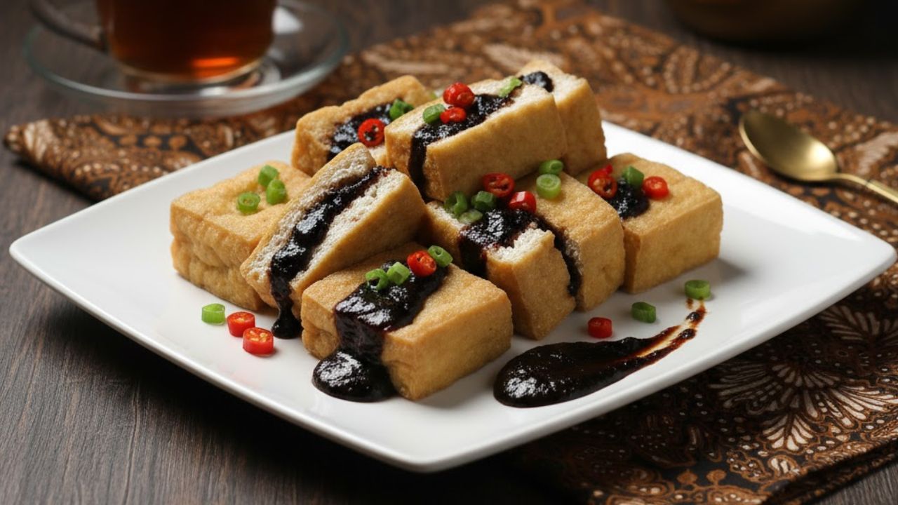 Tahu Petis, Perpaduan Tahu Goreng dan Saus Udang yang Unik