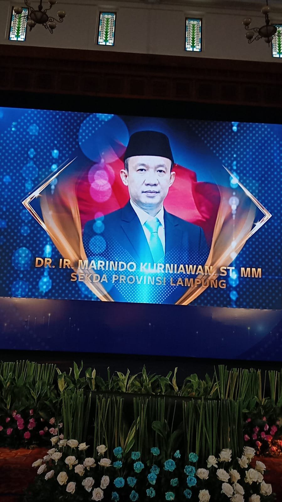 Sekdaprov Lampung Marindo Raih Peringkat Kedua ADLG Awards 2026