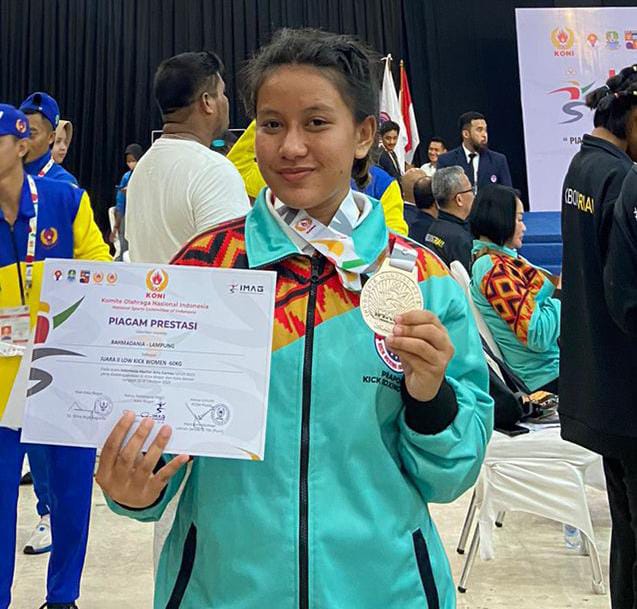 Rahma Dania, Atlet Kick Boxing Asal Pesisir Barat Lolos PON 2024