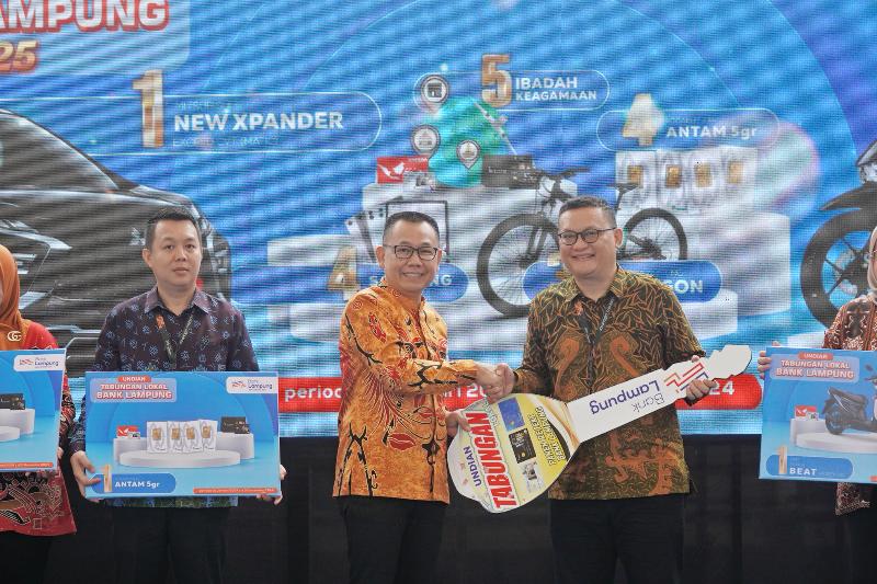 Nasabah Bank Lampung KCP Teluk Betung Selatan Raih Hadiah Mobil di Undian Tabungan Lokal 2025