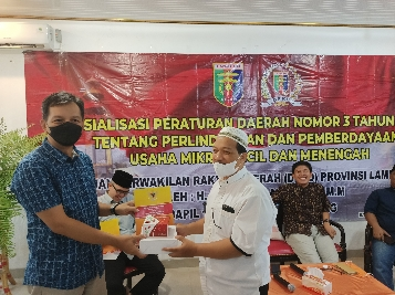Syarif Hidayat Gelar Sosperda UMKM