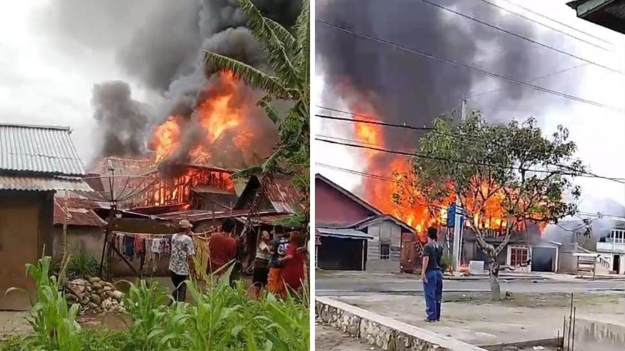 BREAKING NEWS! Kebakaran Hanguskan Rumah Warga Canggu, 2 Unit Damkar Dikerahkan 
