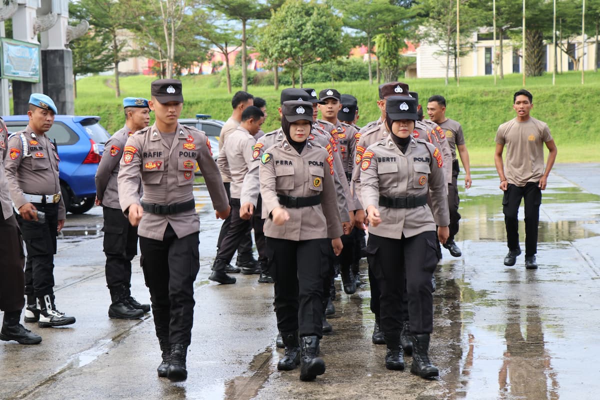 Polres Lampung Barat Terima Kedatangan 15 Bintara Remaja Pindahan dari Polda Lampung