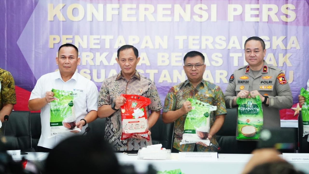 Kasus Beras Premium Palsu Terbongkar, 3 Petinggi PT FS Jadi Tersangka