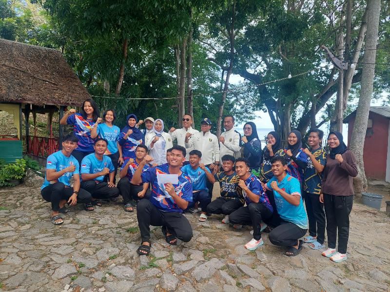 Pj Gubernur Lampung Samsudin Kobarkan Semangat Atlet Korfball di PON XXI