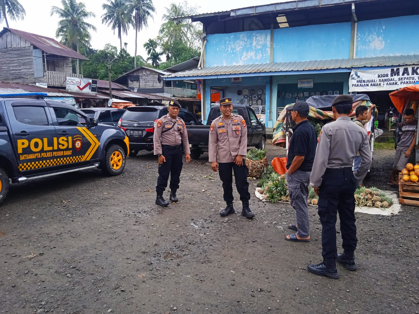 Ciptakan Kondisi Kondusif, Sat Samapta Polres Pesisir Barat Laksanakan Patroli Hunting