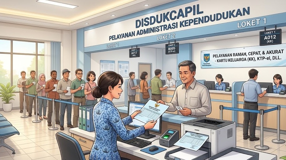 Disdukcapil Lampung Barat Cetak 98.686 KK hingga Maret 2026, Warga Diimbau Perbarui Data