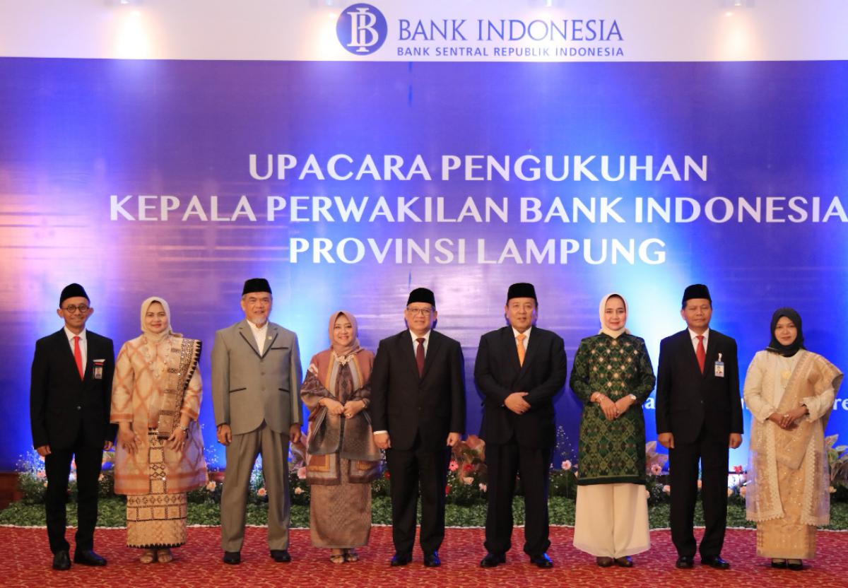 Gubernur Arinal Hadiri Pengukuhan Junanto sebagai Kepala Perwakilan Bank Indonesia Provinsi Lampung