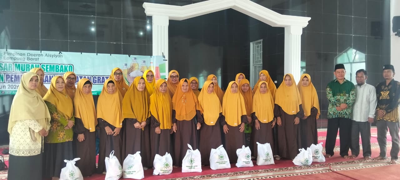 PD ‘Aisyiyah Lampung Barat Gelar Pasar Murah dan Pemeriksaan Kesehatan Gratis