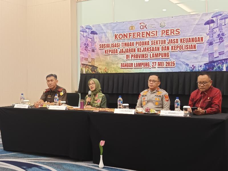 OJK Gelar Sosialisasi Tindak Pidana Sektor Jasa Keuangan Kepada Aparat Penegak Hukum
