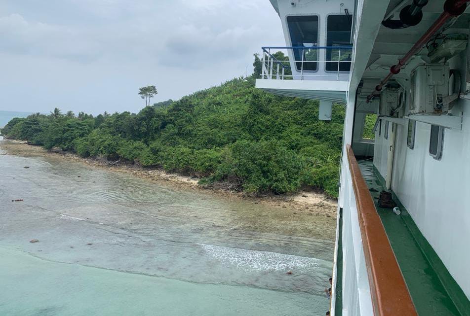 KMP Batumandi Kandas di Pulau Panjurit