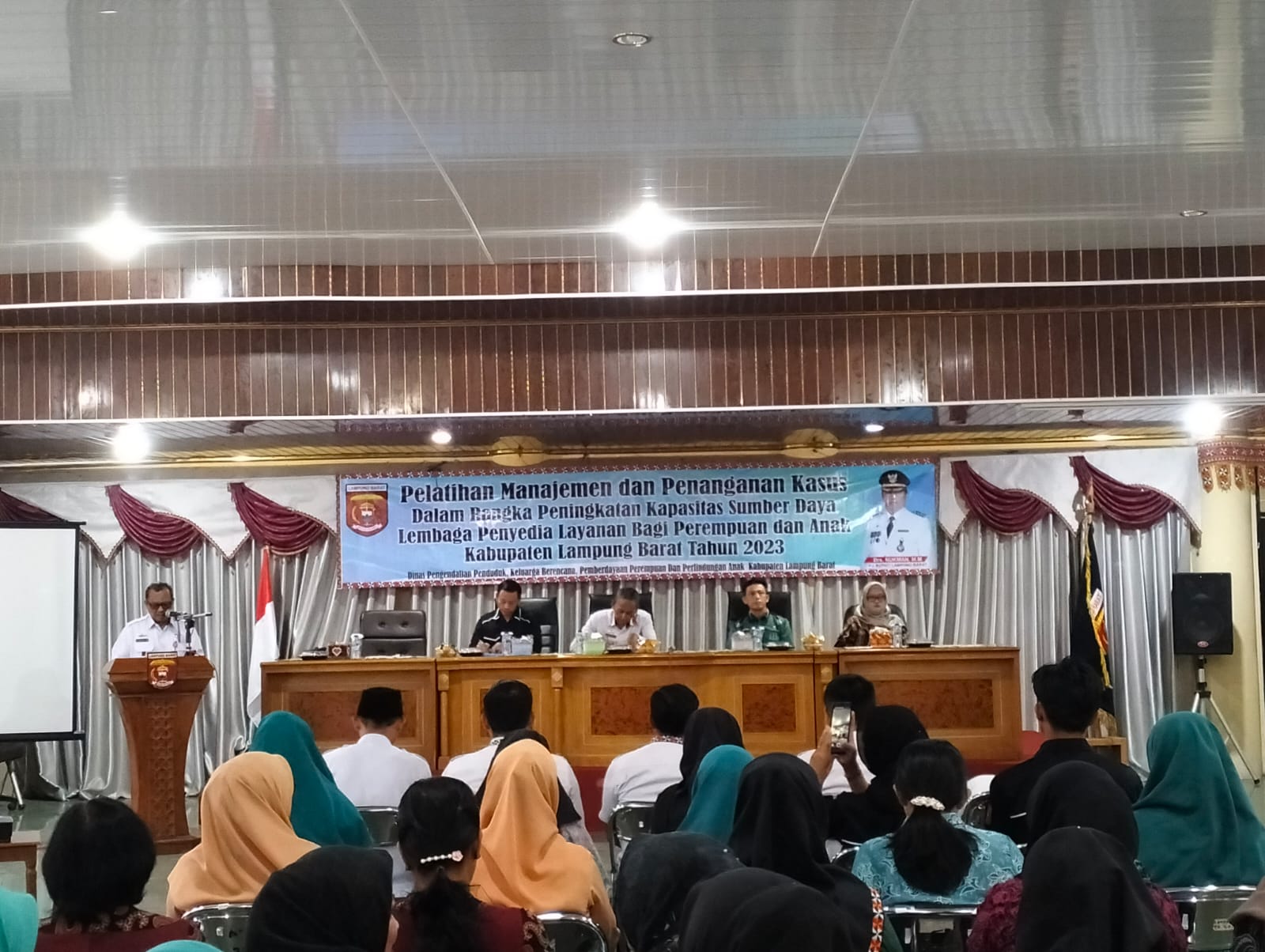 DP2KBP3A Lampung Barat Gelar Pelatihan Manajemen dan Penanganan Kasus