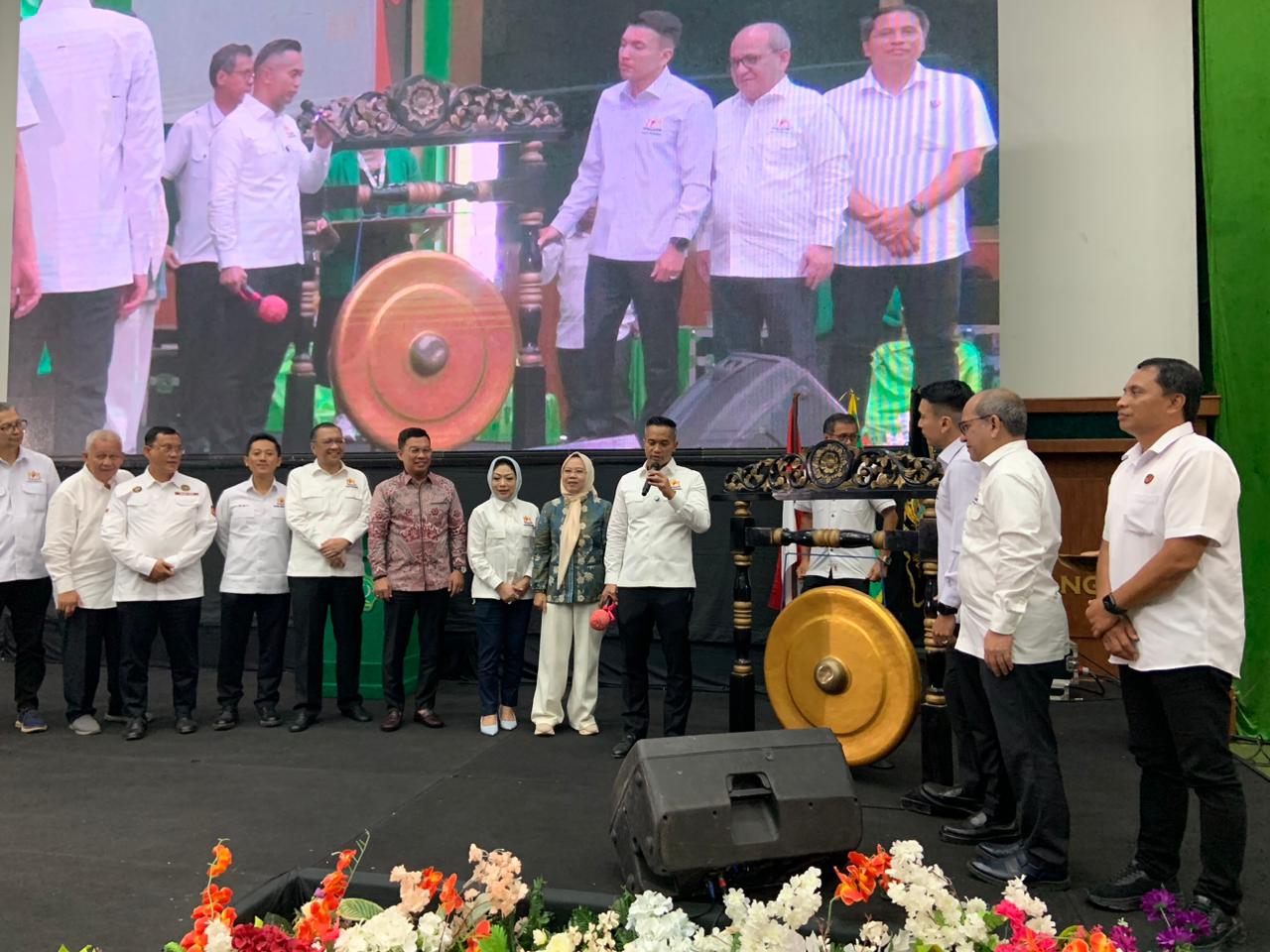 Ketua Kadin Indonesia Anindya Bakrie Buka Rapimprov Kadin Lampung 