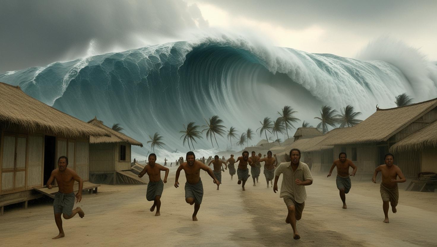 Gelombang Raksasa 100 Meter Menyapu Ambon, 2.000 Jiwa Lebih Tewas dalam Sekejap