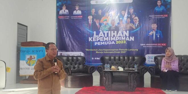 Ketua DPRD Provinsi Lampung Mingrum Gumay Hadiri Latihan Kepemimpinan Pemuda