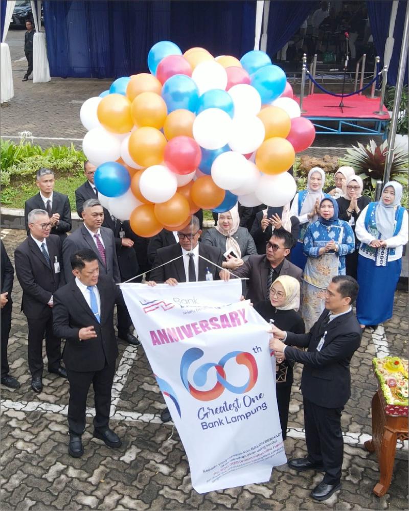 HUT ke-60, Bank Lampung Teguhkan Semangat Greatest One