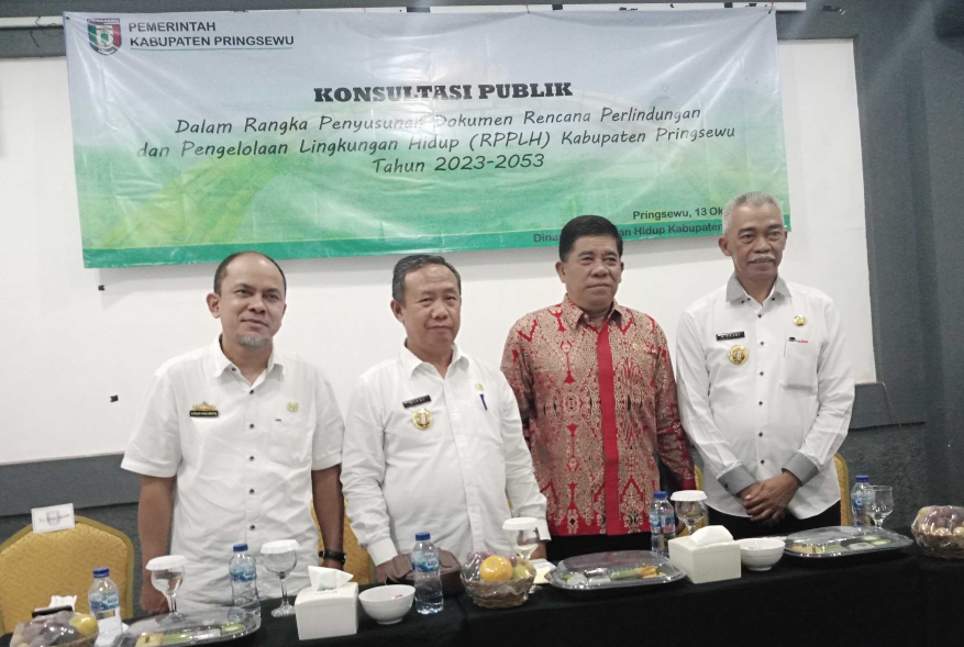 Pemkab Pringsewu Gelar Konsultasi Publik Penyusunan RPPLH 2022-2052   