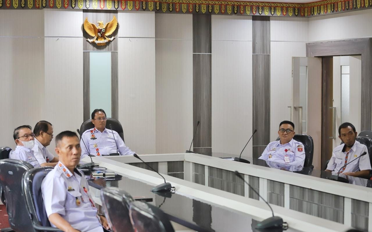 Pj Bupati Lampung Barat Ikuti Rakor Persiapan Pemilu Serentak Tahun 2024