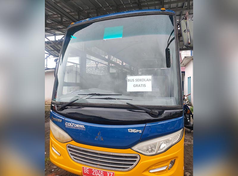 Bus Sekolah Mulai Beroperasi, Antar-Jemput Siswa Gratis