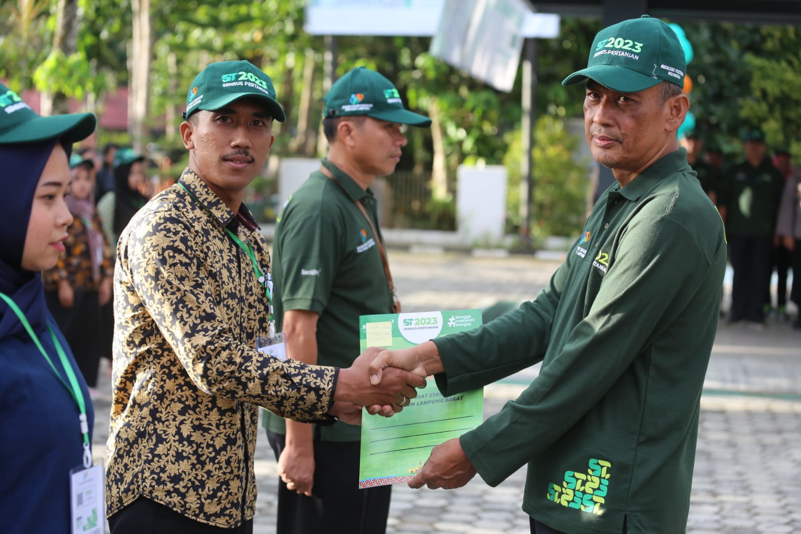 Sukseskan Sensus Pertanian, BPS Lampung Barat Gelar Apel Siaga