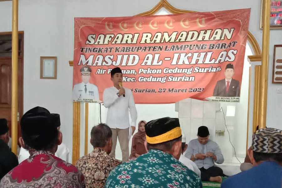 Safari Ramadhan di Gedung Surian, Edi Novial Ajak Warga Hilangkan Perbedaan di Masa Pemilu