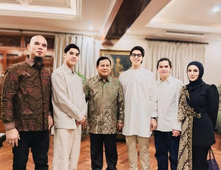 Ahmad Dhani Undang Presiden Prabowo Menjadi Saksi Pernikahan Al Ghazali dan Alyssa Daguise