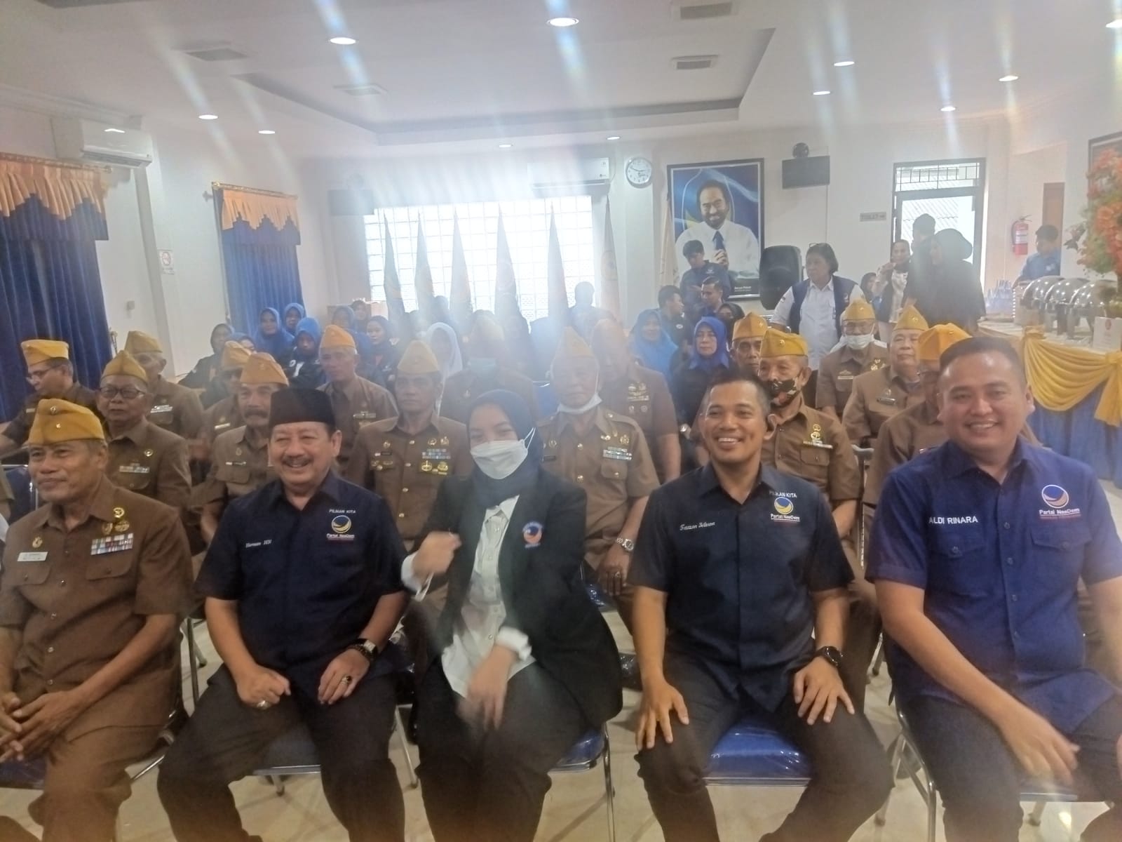 DPD Garnita Bandarlampung Gelar Dialog dengan Legiun Veteran Lampung