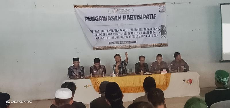 Bawaslu Lampung Selatan Gelar Sosialisasi Pengawasan Partisipatif di Kecamatan Jatiagung 