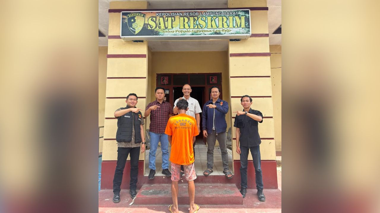 Gali Penipuan Modus Jual Excavator, Satreskrim Polres Lambar Bekuk Pelaku di Lampung Timur